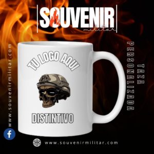 Taza color blanco de 11 Oz. Diseños personalizados - souvenir militar - laredox